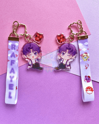 Image 3 of LADS Acrylic Charm Lanyard