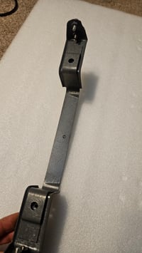Image 2 of 74-78 260z 280z Center floor console mounting bracket - w/hardware