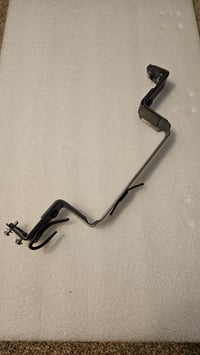 Image 1 of 74-78 260z 280z Center floor console mounting bracket - w/hardware