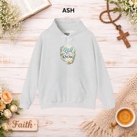 Image 5 of Be Still & Know Hoodie — Floral Psalm 46:10 Christian Hoodie