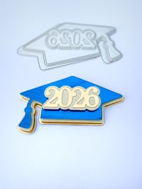 2026 Grad Cap metal diecut