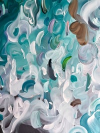 Image 2 of 'Currents of a quiet Joy' - 185x95cm, FRAMED