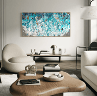 Image 5 of 'Currents of a quiet Joy' - 185x95cm, FRAMED