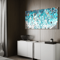 Image 8 of 'Currents of a quiet Joy' - 185x95cm, FRAMED