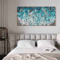 Image 10 of 'Currents of a quiet Joy' - 185x95cm, FRAMED