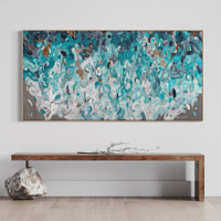 Image 11 of 'Currents of a quiet Joy' - 185x95cm, FRAMED