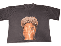 Image 2 of "HIDDEN EYE" Tee - Washed Gray