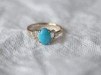 Image 3 of  Deco Turquoise ring