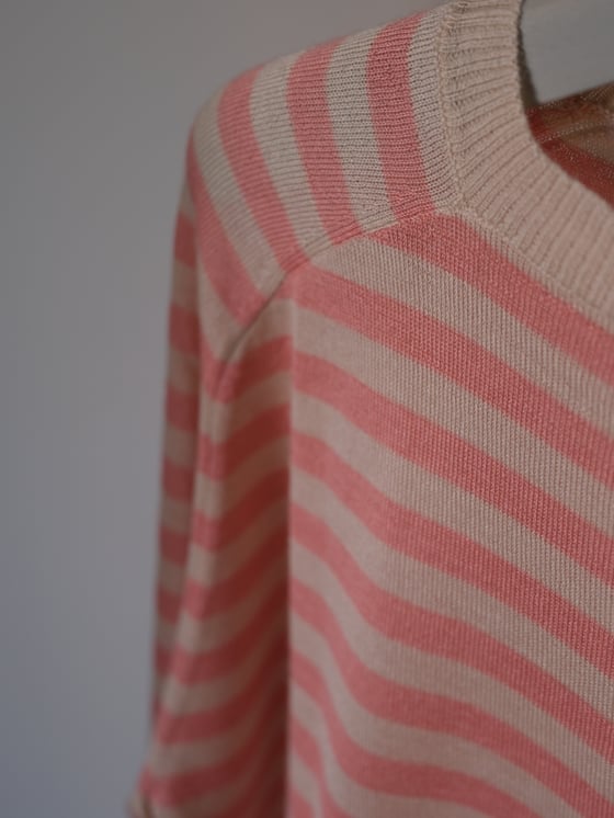 Image of Maglia righe in seta-cachemire