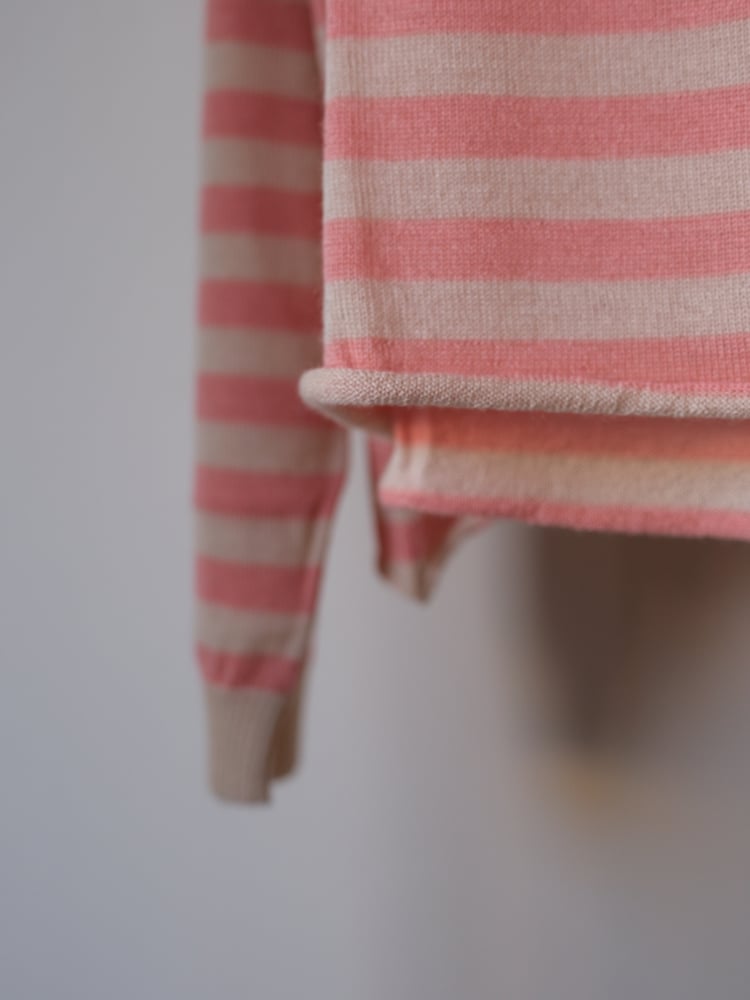 Image of Maglia righe in seta-cachemire