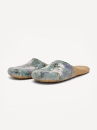 Image 2 of Sand Heel Wool Slip-ons