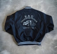 Image 2 of Vintage Trucker Nylon Varsity Jacket