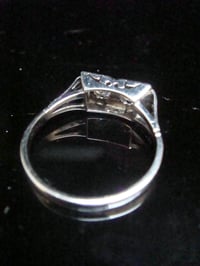 Image 3 of ART DECO 1920S 18CT WHITE GOLD DIAMOND TOI ET MOI RING 0.40CT