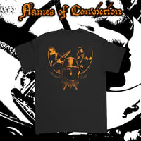 Image 2 of Flames Of Conviction - Lion City Straight Edge T-Shirt *PREORDER*