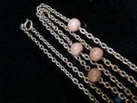 Image 1 of EDWARDIAN 9CT CORAL CHAIN 24 INCHES 7.6g