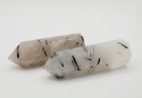 Image 2 of Black Tourmaline in Quartz Crystal Tower