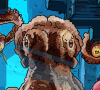 Image 2 of The Octopus and the mangoes (Print)