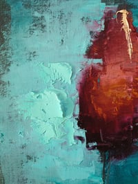 Image 2 of Turkio tulpė / Turquoise Tulip (Original Painting)