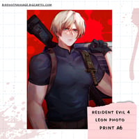 leon s kennedy a6 photo print