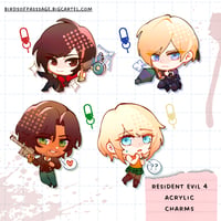 RE:4R acrylic charms