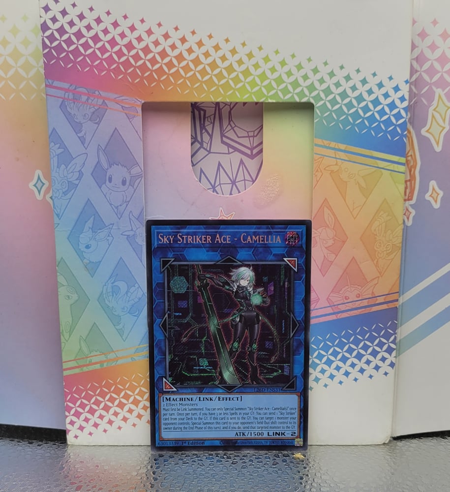 Image of Sky Striker Camellia Secret Rare 1st Edition NM