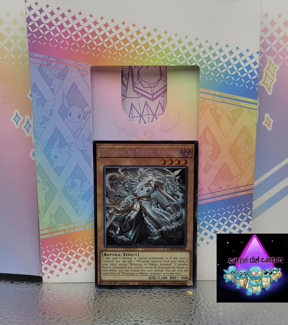 Image of Mitsurugi No Mikoto Aramasa Secret Rare 1st Edition NM