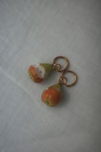 Image 1 of Pear bite earrings 