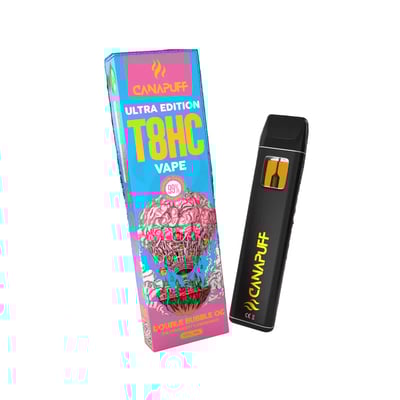 T8HC Vape double Bubble 99% 1ml Extra strong  indica