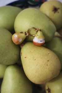 Image 2 of Pear bite earrings 