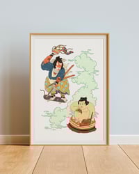 Image 1 of Ukiyo-e "Double personnages"