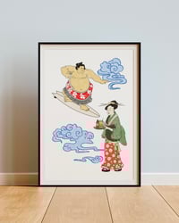 Image 2 of Ukiyo-e "Double personnages"