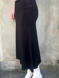 Image 9 of Essential Viscose Jersey Skirt — Black Uma 