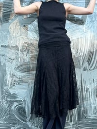 Image 3 of Mermaid Lace Skirt — Black