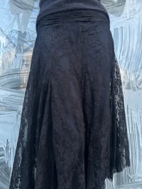 Image 1 of Mermaid Lace Skirt — Black