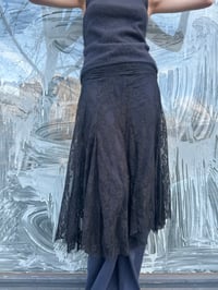 Image 2 of Mermaid Lace Skirt — Black