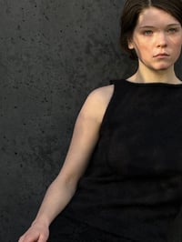 Image 1 of Sia Alpaca Mohair Tank — Off black 