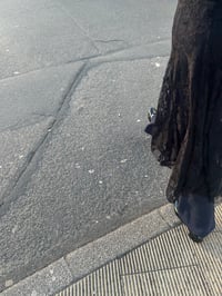 Image 7 of Mermaid Lace Skirt — Black