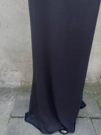 Image 5 of Essential Viscose Jersey Skirt — Black Uma  Maxi 