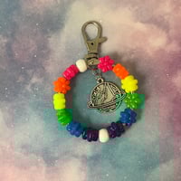 Image 3 of Beaded Hoop Pride Keychain Collection