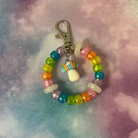 Image 1 of Beaded Hoop Pride Keychain Collection