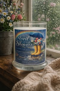 April Showers Candle 