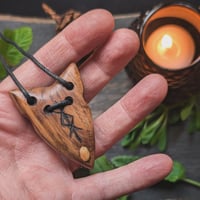 Image 5 of Ancient Oak Wolf Mother Pendant (PE1863)