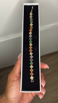 Clover Rainbow Bracelet 