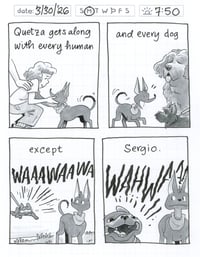 NEW!! Daily Comic 3/30: Sergio