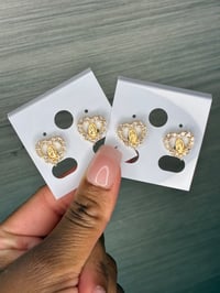 Guadalupe Heart Earrings