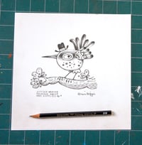 Image 1 of Look! it's a Bird! pencil drawing