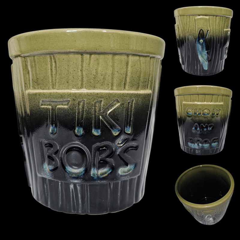 TIKI ビンテージセラミックカップ Jeff Granito's Sip for Brains (Gang-Green) - Ceramic Zombie Tiki