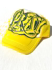 Image of First Things First Trucker in Yellow