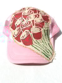 Image of My Flowers Trucker in Pink