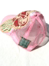 Image of My Flowers Trucker in Pink